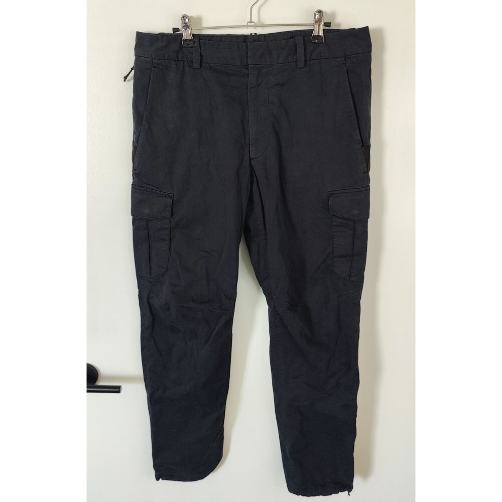 Rag & Bone Mens Black Cargo Pants Cotton Size 33x30 Military Utility